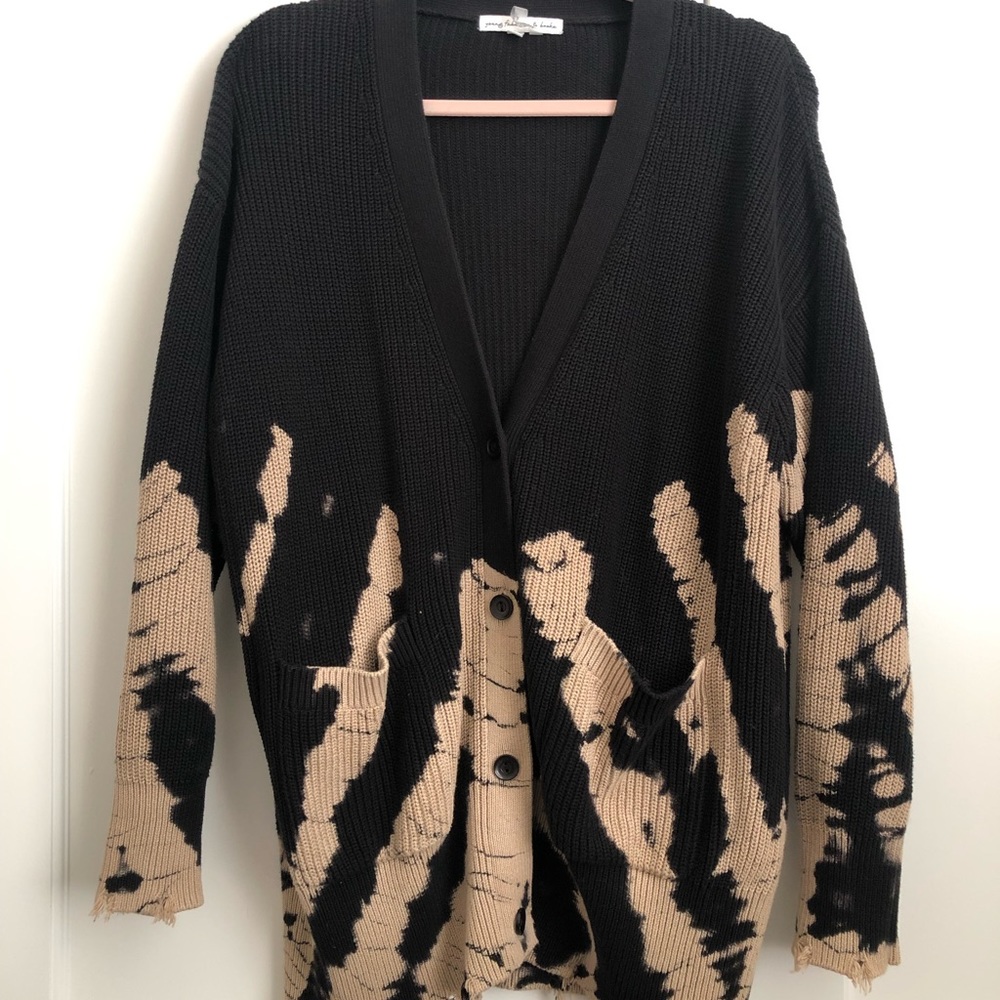 Tie dye cardigan